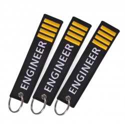 ENGINEER Aviation Keychain – Pilot Tag Key Ring