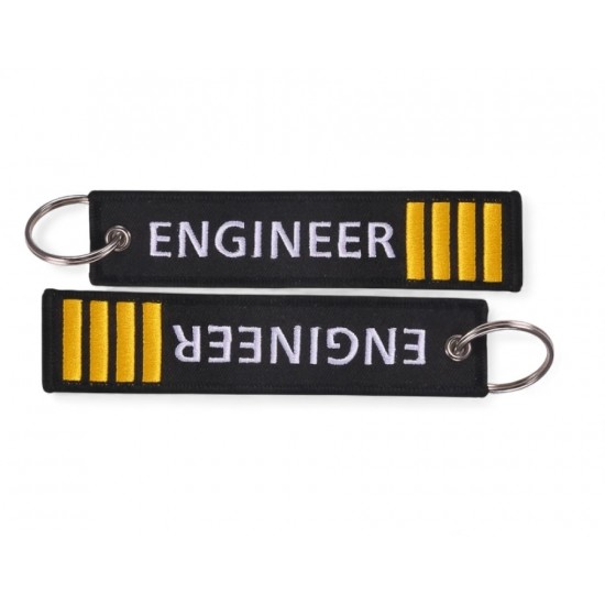 Авіаційний брелок-ремувка ENGINEER з металевим кільцем