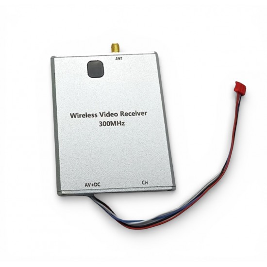 FPV video transmitter + receiver kit 300 MHz 8W, 8 channels