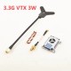 VTX 3.3G 3W + VRX FPV 16-channel video transmitter