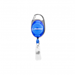 Карабин авиационный Boeing Badge Holder с вытяжной лентой Карабин авиационный Boeing Badge Holder с вытяжной лентой