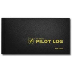 Льотна книга ASA STANDARD PILOT LOG HRDCVR BLACK Льотна книга ASA STANDARD PILOT LOG HRDCVR BLACK