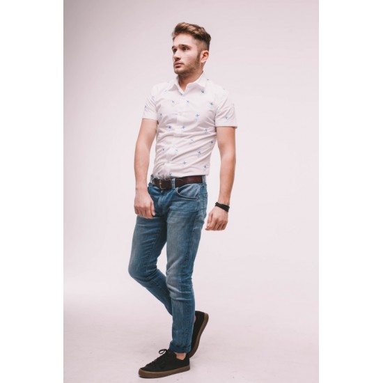 Short Sleeve Shirt White Аgentsclothes