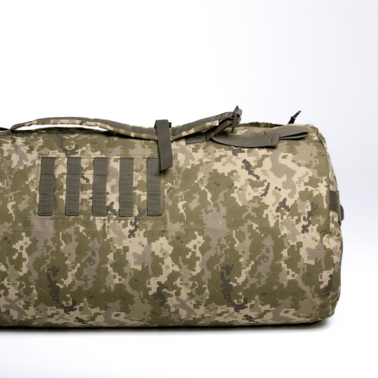 Tactical bag according  for 110 liters, in pixel color