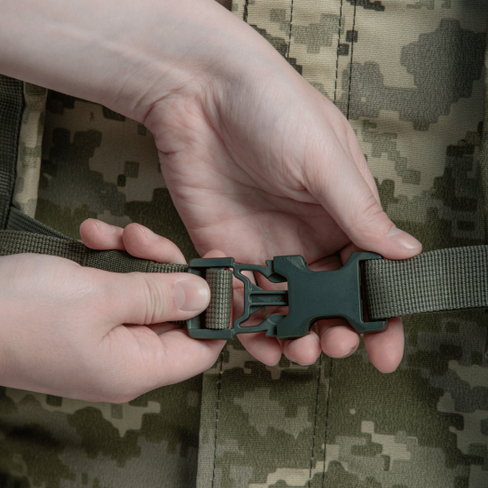 Tactical bag according  for 110 liters, in pixel color