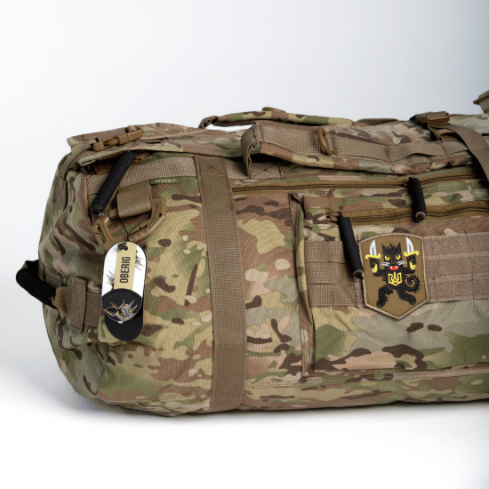 Tactical baul bag   100 liters with a carabiner, multicam