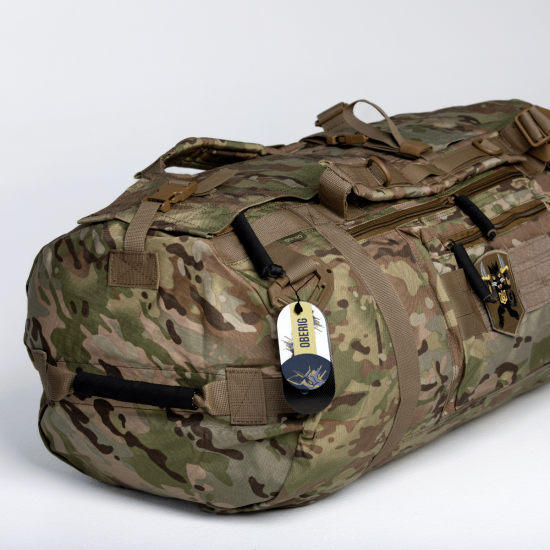 Tactical baul bag   100 liters with a carabiner, multicam