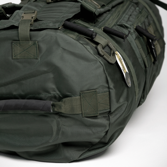 Tactical baul bag 100 liters with a carabiner, Olive