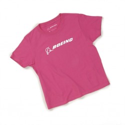 Футболка авиационная BOEING Pink детская Футболка авиационная BOEING Pink детская