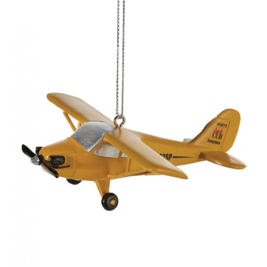 Ёлочная игрушка самолёт Cub Christmas 