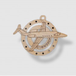 Елочная игрушка Lear Jet CrewShop Елочная игрушка Lear Jet CrewShop