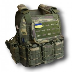 Plate carrier vest JPC with 7 bags, plate pockets and Kevlar bags Plate carrier vest JPC with 7 bags, plate pockets and Kevlar bags