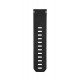 Ремешок для часов силиконовый Garmin Black Leather Watch Band