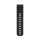 Ремінець для годинника силіконовий Garmin Black Leather Watch Band