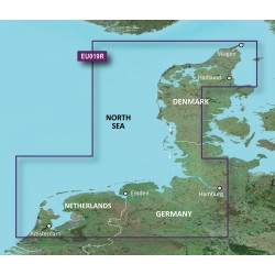 Прибережні карти Garmin BlueChart® g3 HXEU019R-Alborg-Amsterdam
