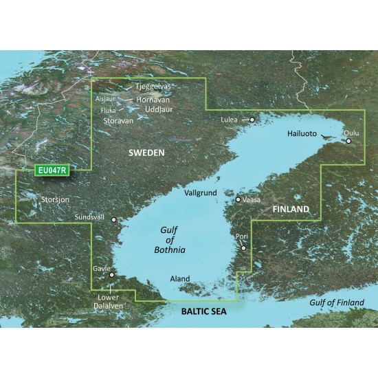Прибрежные карты Garmin BlueChart® g3 HXEU047R - Gulf of Bothnia