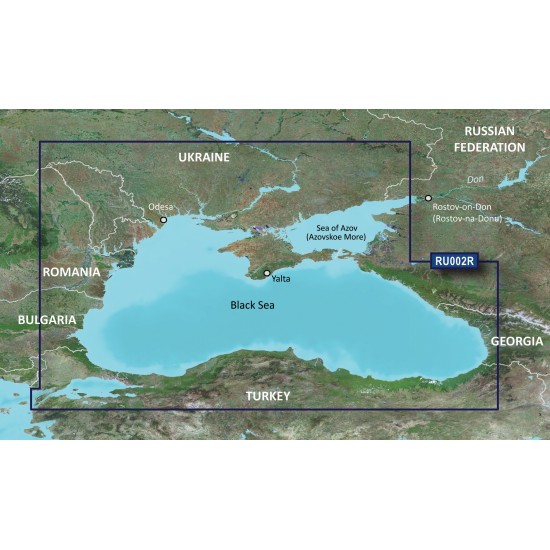 Прибрежные карты Garmin BlueChart® g3 HXEU063R-Black Sea & Azov Sea
