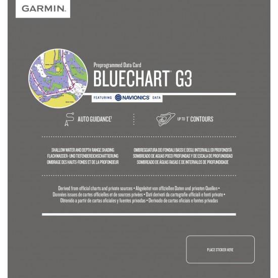 Прибрежные карты Garmin BlueChart® g3 HXEU052R - Sognefjorden - Svefjorden