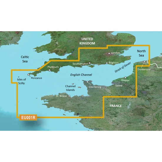 Прибрежные карты Garmin BlueChart® g3 HXEU001R - English Channel