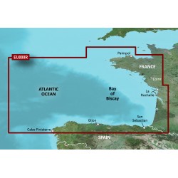 Прибережні карти Garmin BlueChart® g3 HXEU008R-Bay of Biscay Прибережні карти Garmin BlueChart® g3 HXEU008R-Bay of Biscay