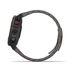 Смартгодинник Garmin Fēnix® 6-Pro Solar Edition сірий з чорним ремінцем Смартгодинник Garmin Fēnix® 6-Pro Solar Edition сірий з чорним ремінцем