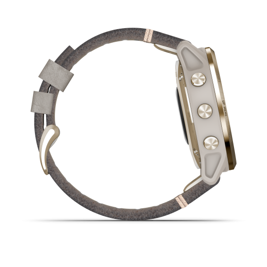 Смартчасы Garmin fēnix® 6S - Pro Solar Edition, amethyst steel with shale grey band