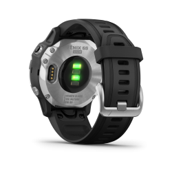 Сумка для системы управлния полетом Garmin fēnix® 6S Solar, silver with black band Сумка для системы управлния полетом Garmin fēnix® 6S Solar, silver with black band