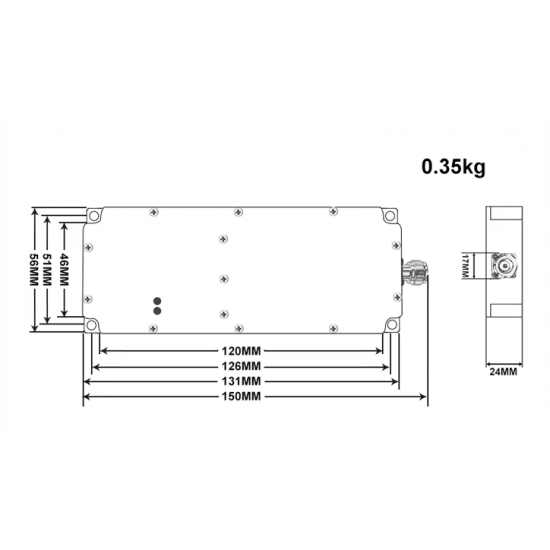 Модули помех FPV LoRa 50W (400-2500 МГц) Модули помех FPV LoRa 50W (400-2500 МГц)