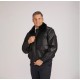 Куртка авиационная Synthetic Leather Jacket мужская из кожзама