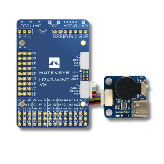 Полетный контроллер MATEKSYS H743-WING V3 Полетный контроллер MATEKSYS H743-WING V3