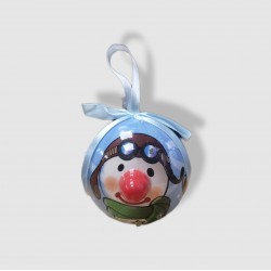 Елочная игрушка Снеговик авиатор Елочная игрушка Снеговик авиатор
