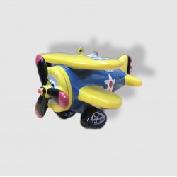Іграшка Airplane Ornament Blue Yellow Іграшка Airplane Ornament Blue Yellow