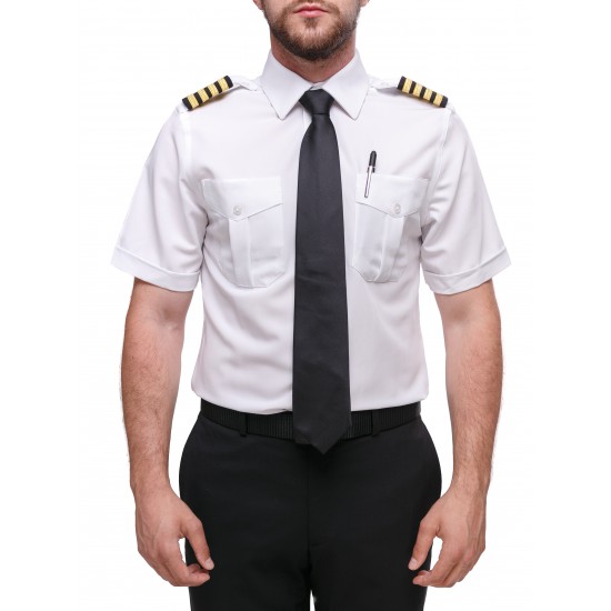 Men's Short Sleeve Pilot Shirt A Cut Above Uniforms