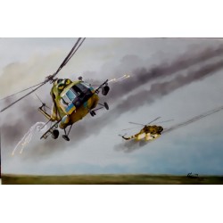 Mi - 8 battle Mi - 8 battle