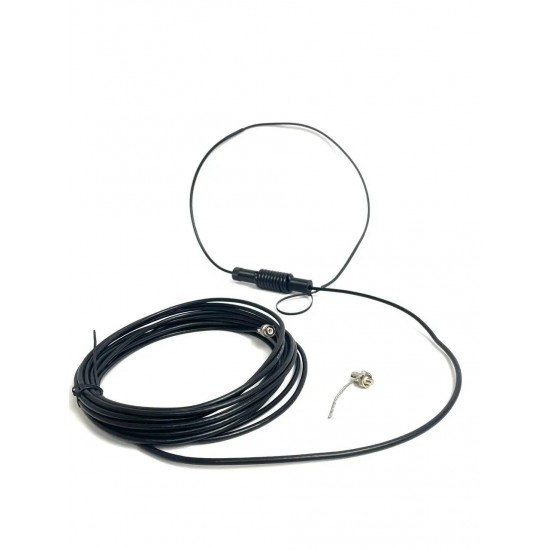 External VHF Antenna Flower Pot 136–174 MHz for Motorola Radios (BNC + Motorola Bolt)