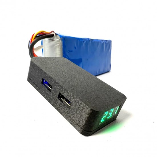 Power Adapter for Charging Phone from FPV Battery 2 USB Outputs