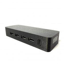 Перехідник блок живлення для заряджання телефона від fpv батареї 4 USB + 1 TYPE - C виходи