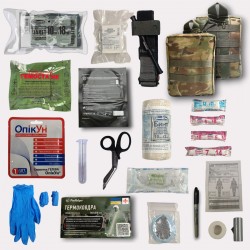 Completed IFAK first aid kit "Wolverine" with a self-opening summary for the turnstile, large, multicam Completed IFAK first aid kit "Wolverine" with a self-opening summary for the turnstile, large, multicam