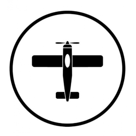 Наклейка на автомобіль авіаційна Plane Totem