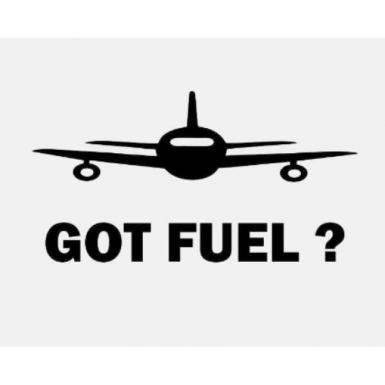 Наклейка на автомобиль авиационная Got Fuel