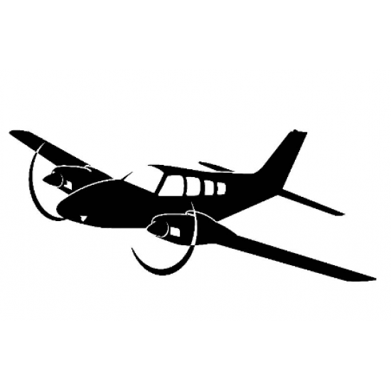 Наклейка на автомобіль авіаційна Plane 2 Props