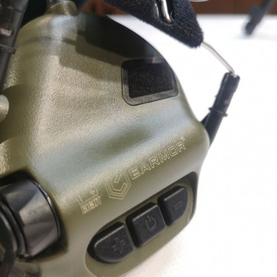 Активні навушники Earmor M31 MOD3 з адаптером ARC для кріплення на шолом