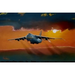 Ан-124 Взлет на закате Солнца Ан-124 Взлет на закате Солнца