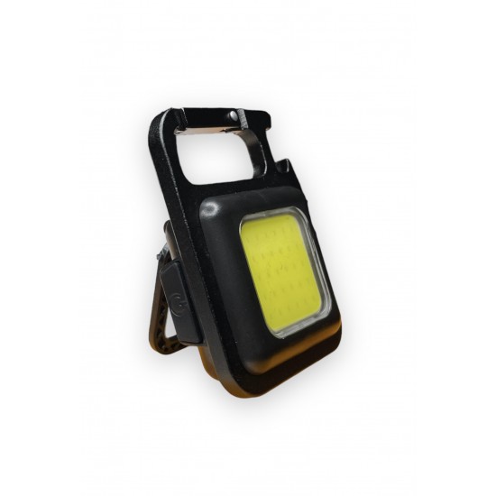 Акумуляторний кишеньковий LED ліхтар - карабін з магнитом