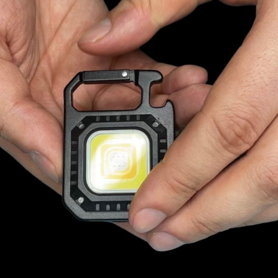 Акумуляторний LED ліхтар карабін W5130 з магнітом, нова модель