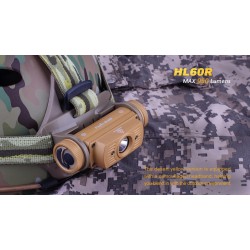 Ліхтар налобний Fenix HL60R DY Cree XM-L2 U2 Neutral White LED Fenix