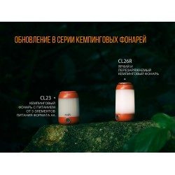 Ліхтар кемпінговий Fenix CL23 зеленый Fenix