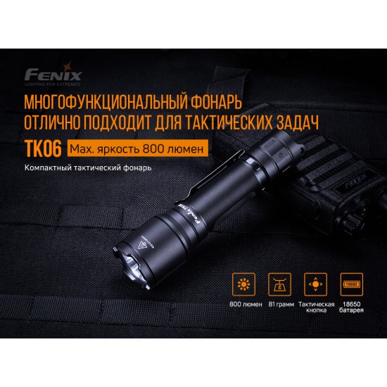 Ліхтар ручний Fenix TK06