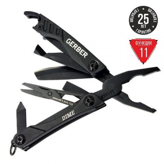 Мультитул Gerber Dime Micro Tool чорний блістер