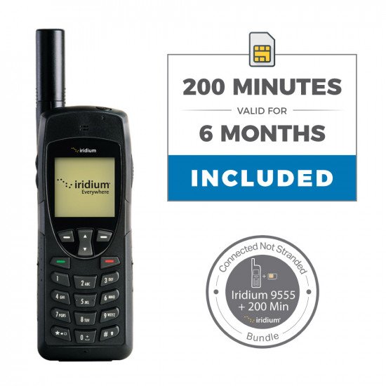 Спутниковый телефон с пакетом услуг Iridium 9555 Satellite Phone Connected Not Stranded Bundle Спутниковый телефон с пакетом услуг Iridium 9555 Satellite Phone Connected Not Stranded Bundle